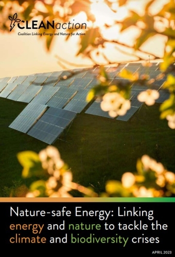 Nature-Safe Energy: Linking Energy And Nature To Tackle The Climate And Biodiversity Crises