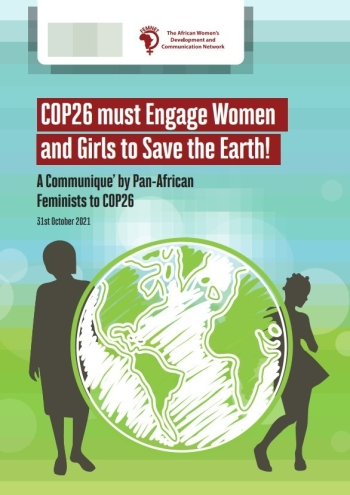 COP26 must Engage Women and Girls to Save the Earth!