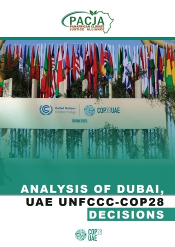 Analysis Of Dubai, UAE UNFCCC-COP 28 Decisions