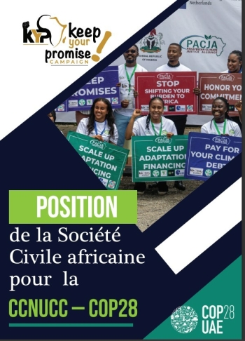 African Civil Society position UNFCCC-COP28  (French)