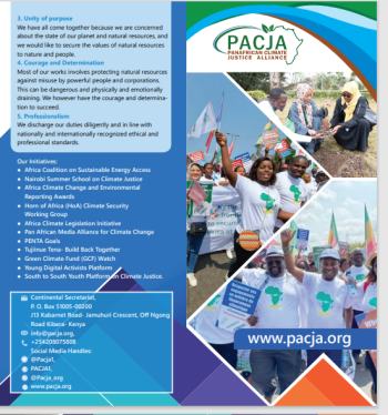 PACJA Principles and Values